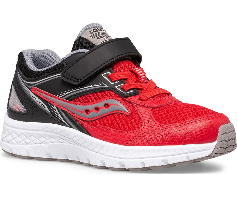 Saucony Cohesion 14 A/C Kids' Sneakers Red / Black | Canada 838YXFU